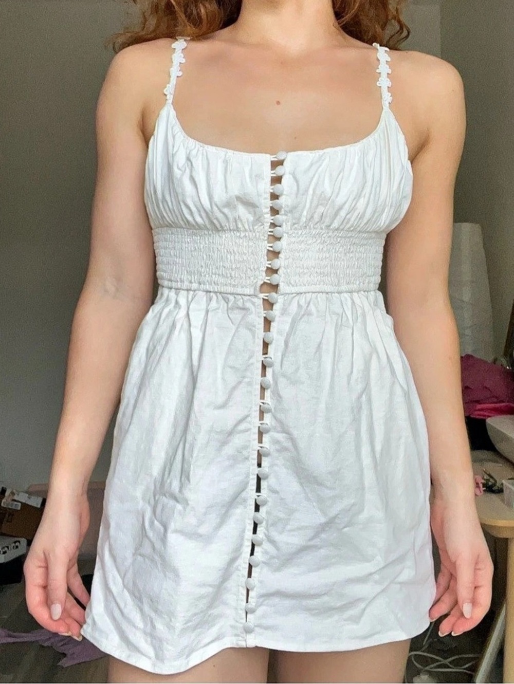 For Love and Lemons White Mini Dress Like New